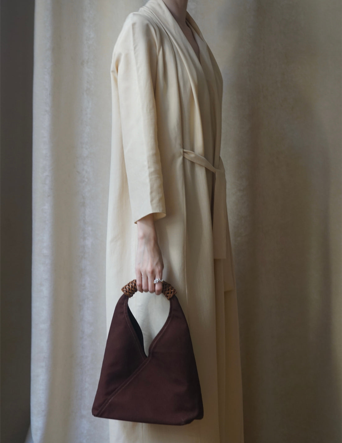 KAMARO’AN | Woven Triangle Bag - Dawn - S