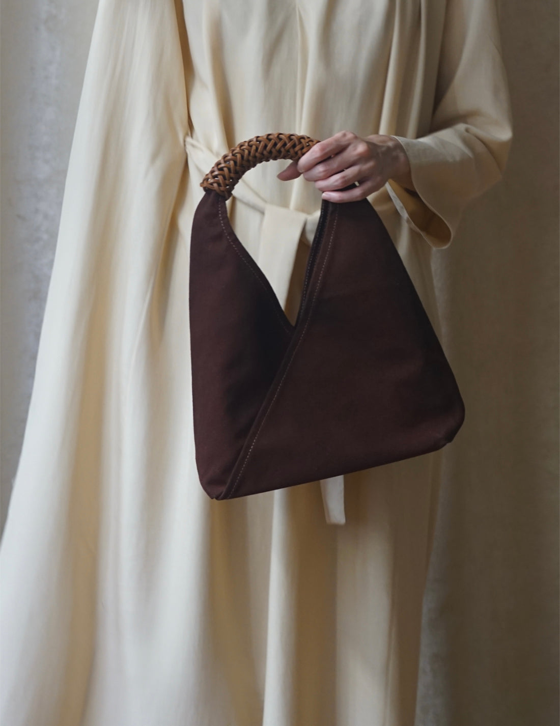 KAMARO’AN | Woven Triangle Bag - Dawn - S