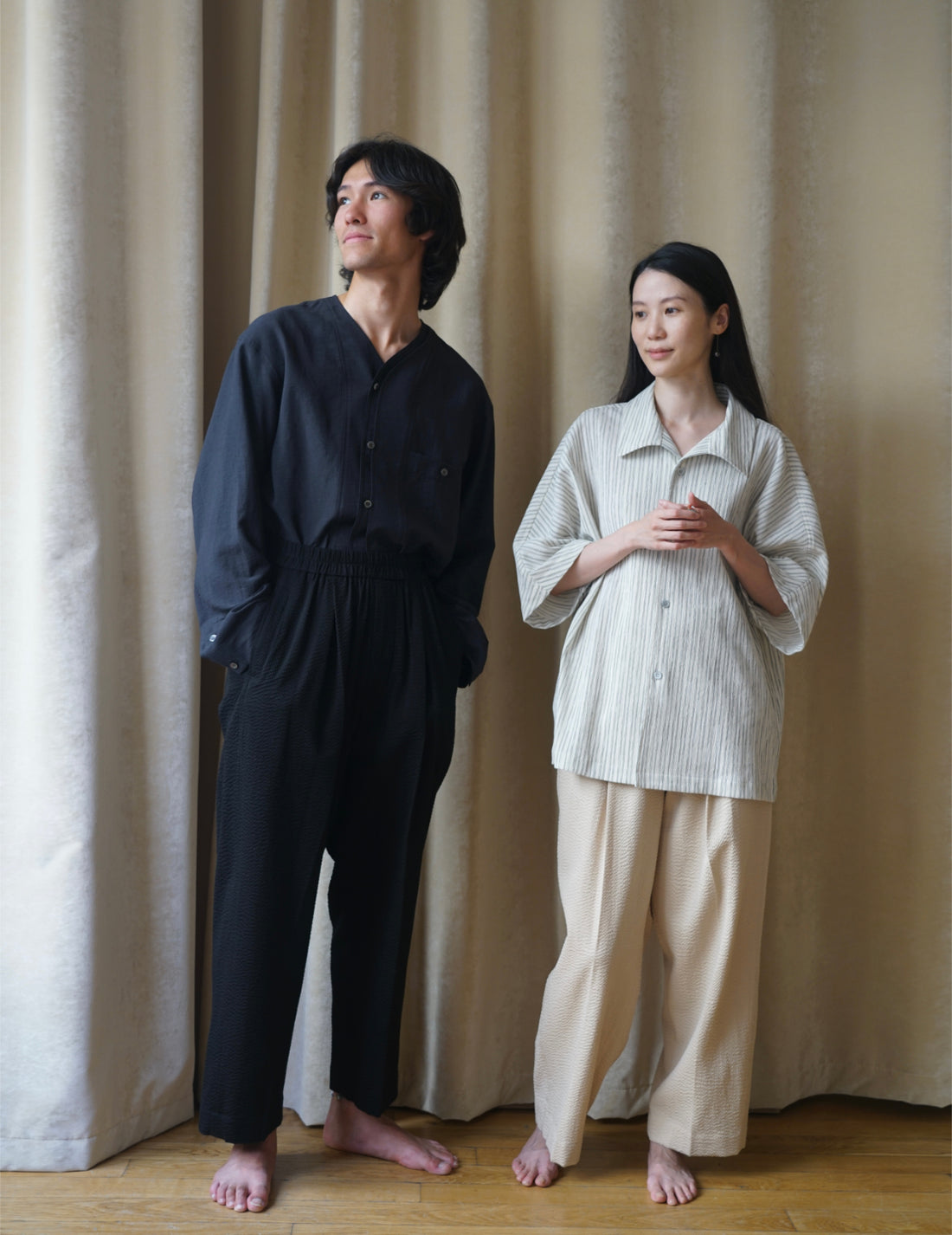 Chemise à texture plissée