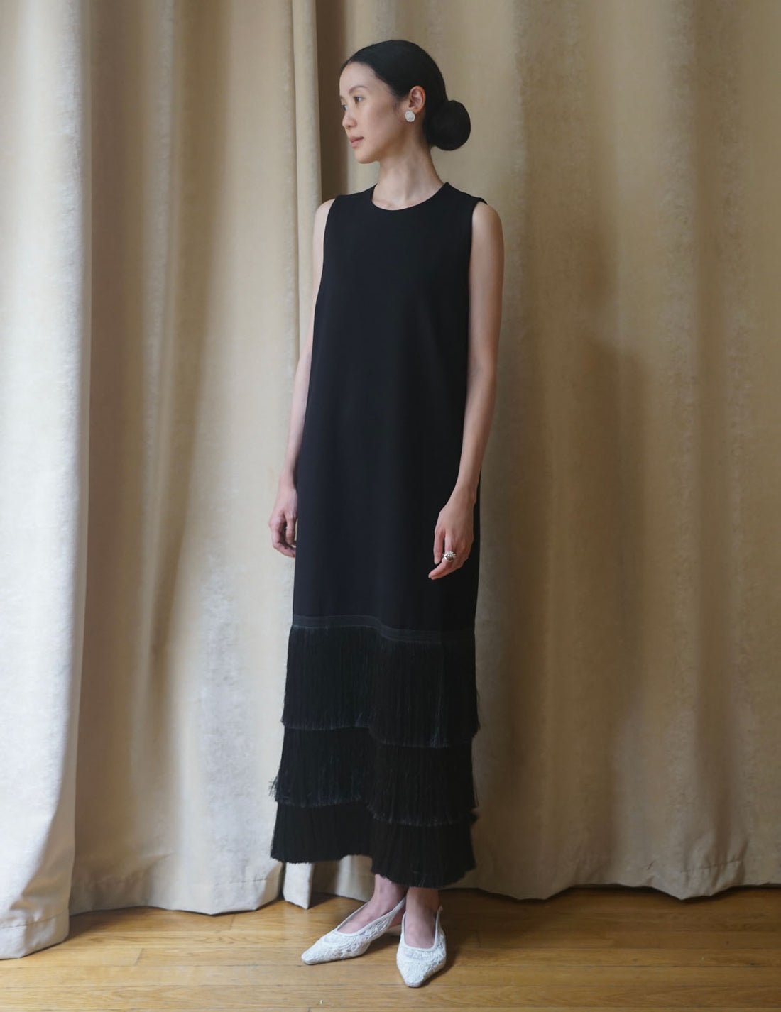 DELEGAN | Black-Dress-Bakhroma-Black