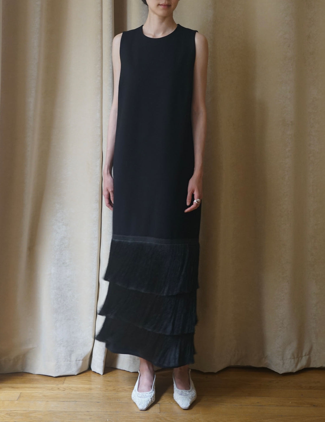 DELEGAN | Black-Dress-Bakhroma-Black