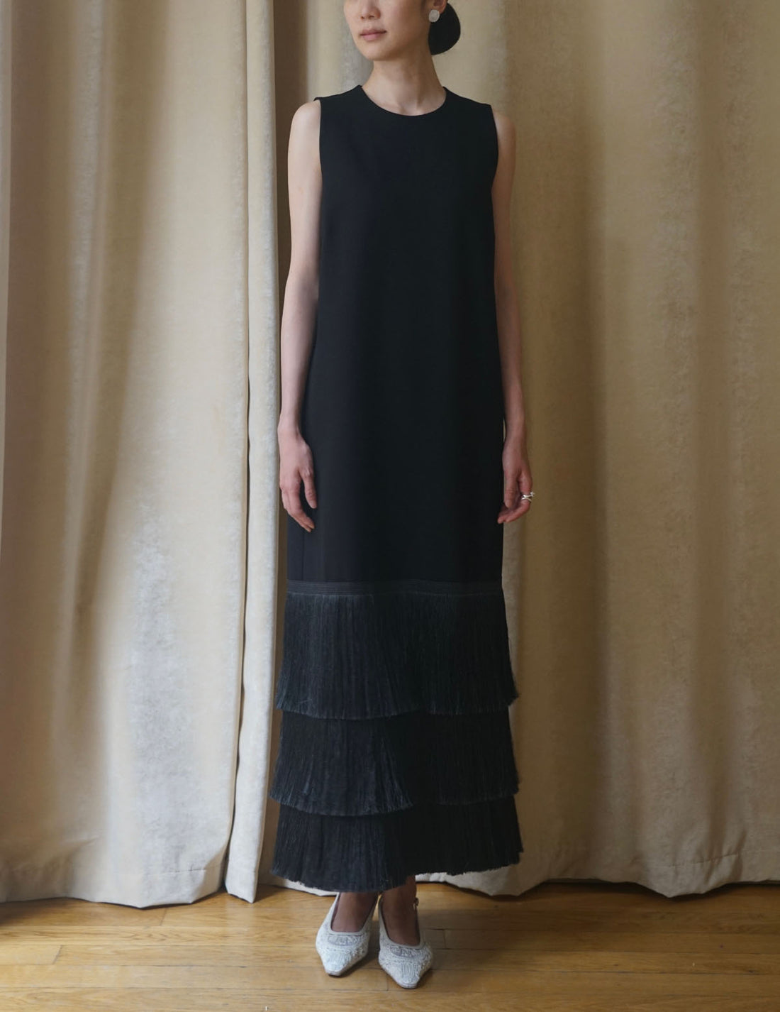 DELEGAN | Black-Dress-Bakhroma-Black