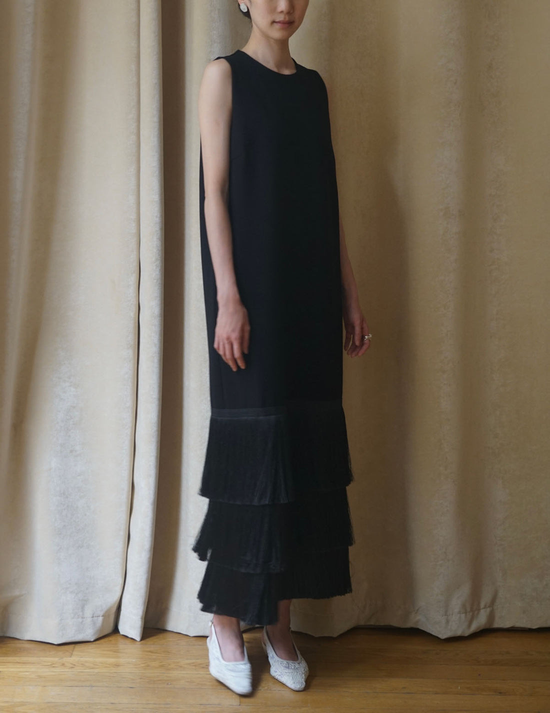 DELEGAN | Black-Dress-Bakhroma-Black