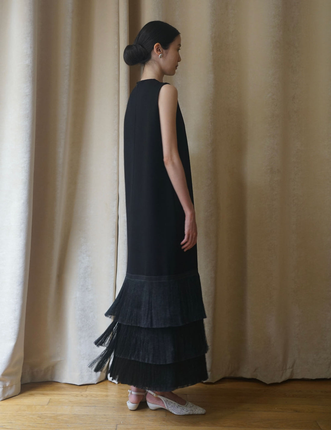 DELEGAN | Black-Dress-Bakhroma-Black
