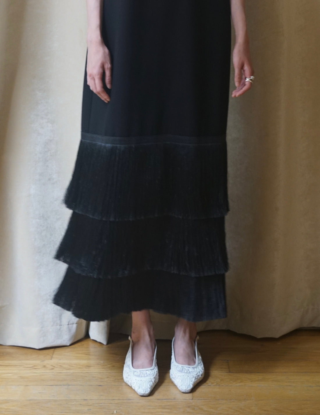 DELEGAN | Black-Dress-Bakhroma-Black