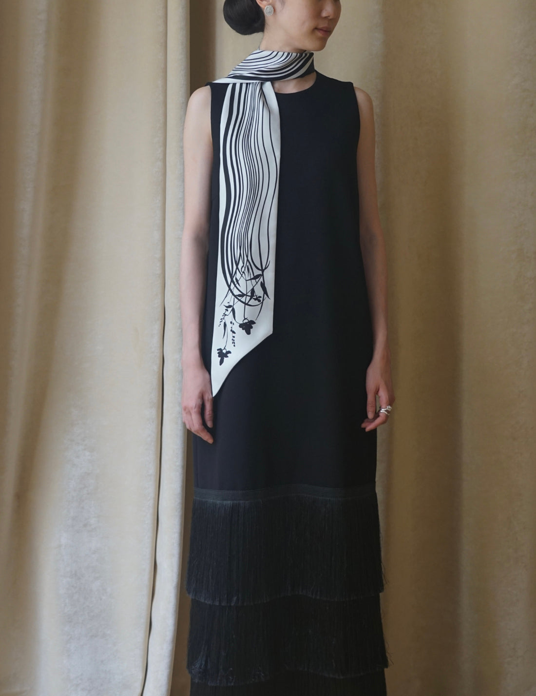DELEGAN | Black-Dress-Bakhroma-Black