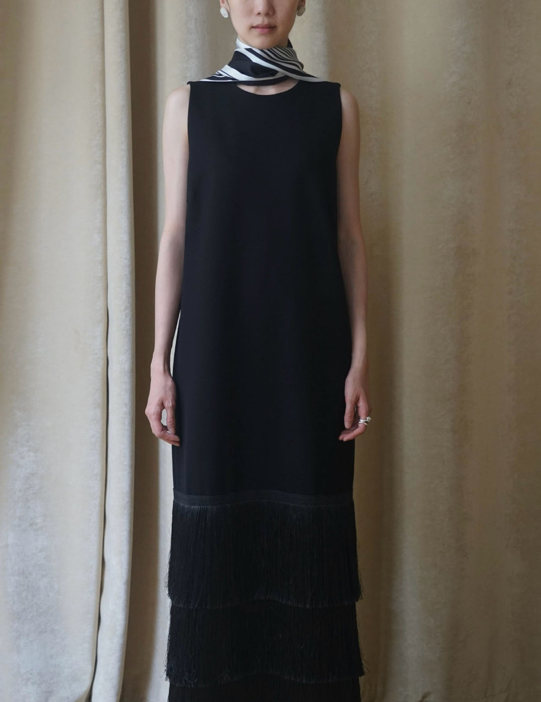 DELEGAN | Black-Dress-Bakhroma-Black