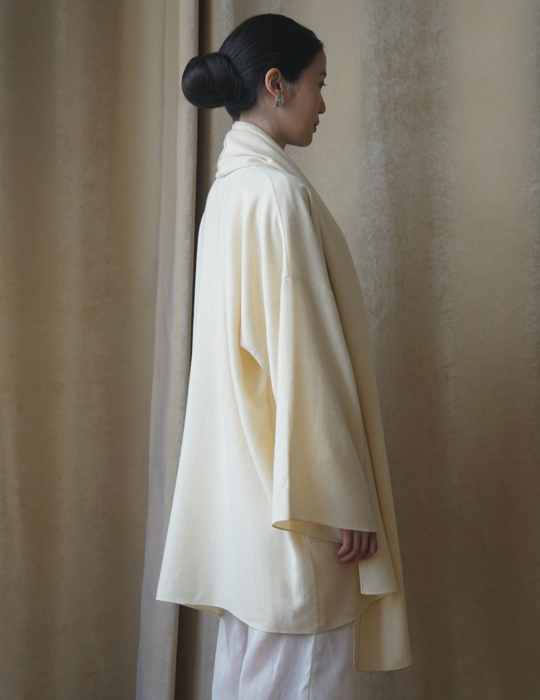 CORTANA | JACK YAK WOOL JACKET・IVORY