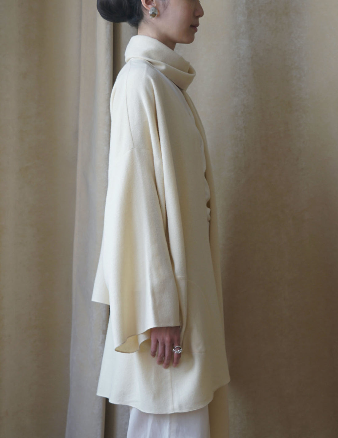CORTANA | JACK YAK WOOL JACKET・IVORY
