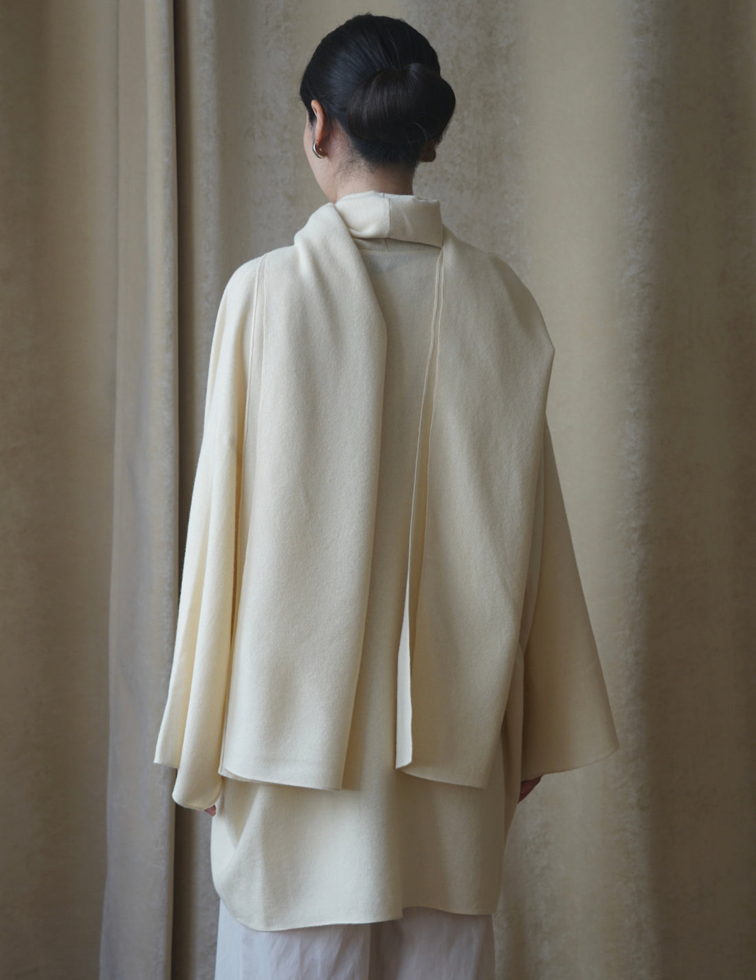 CORTANA | JACK YAK WOOL JACKET・IVORY