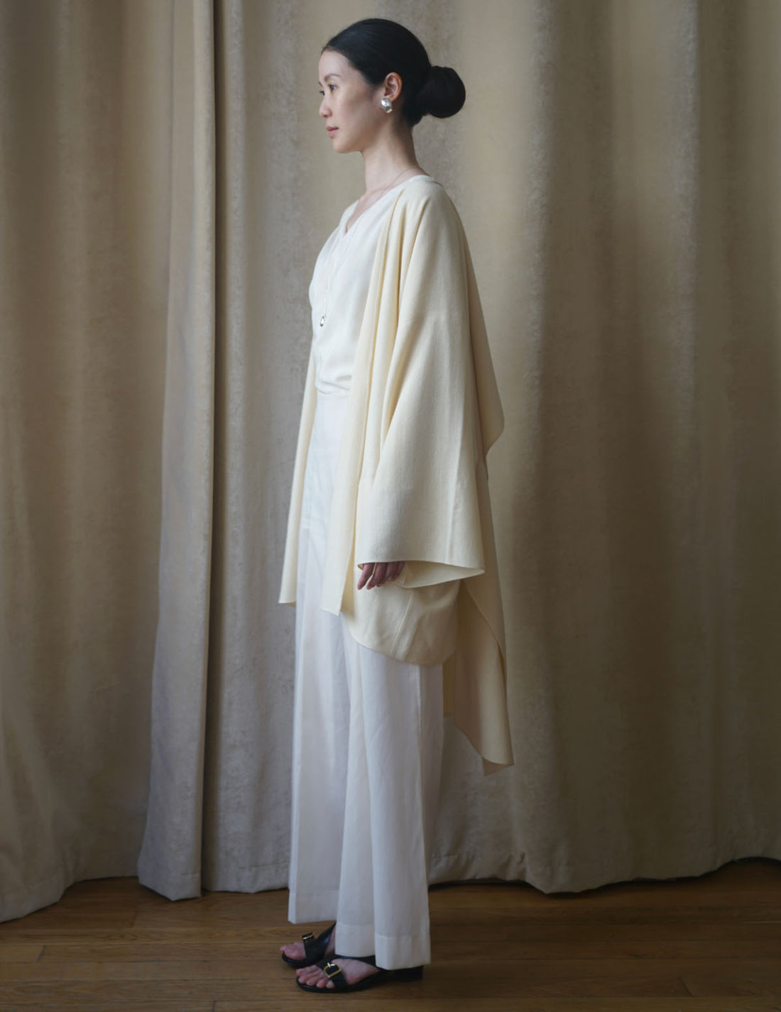 CORTANA | JACK YAK WOOL JACKET・IVORY