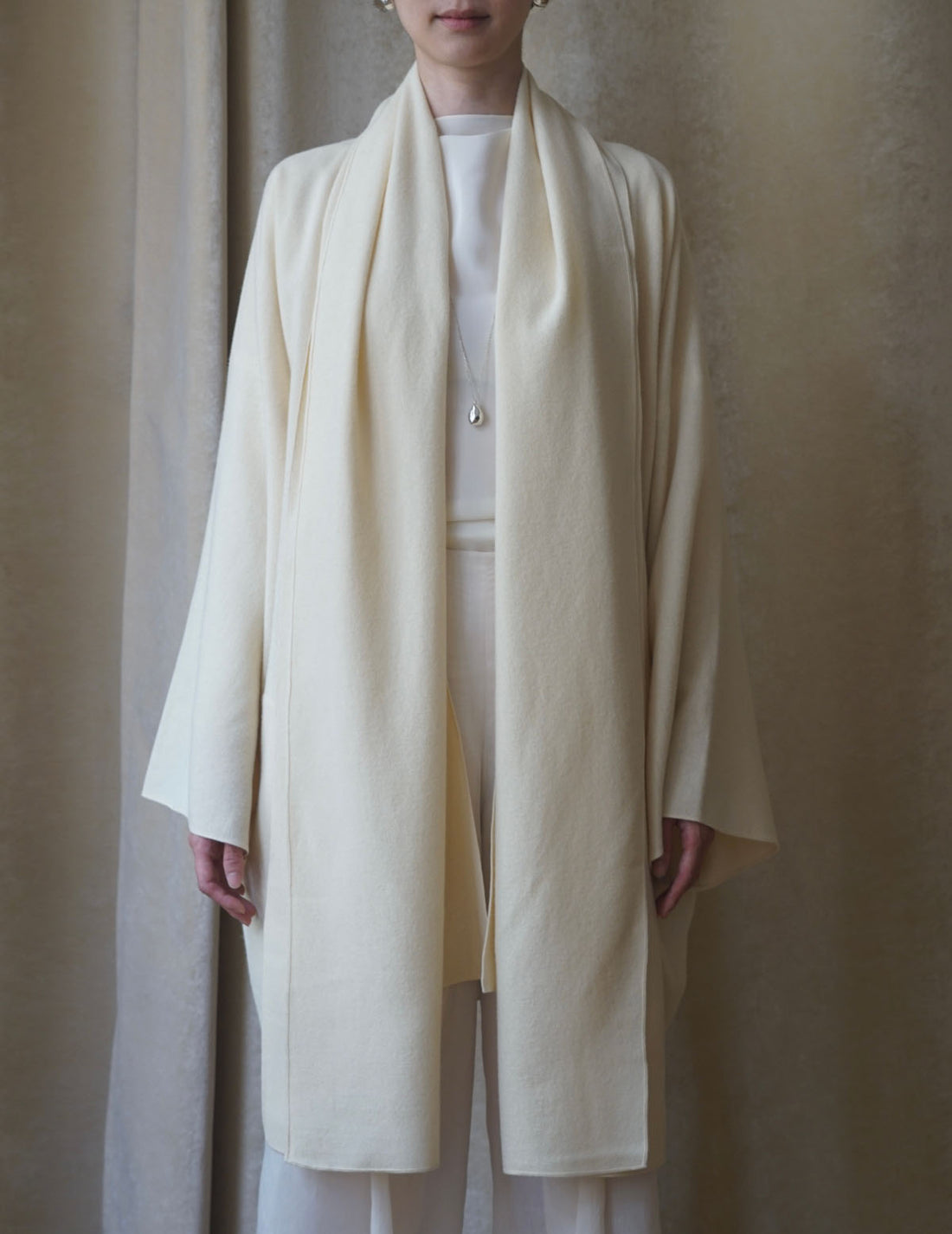 CORTANA | JACK YAK WOOL JACKET・IVORY