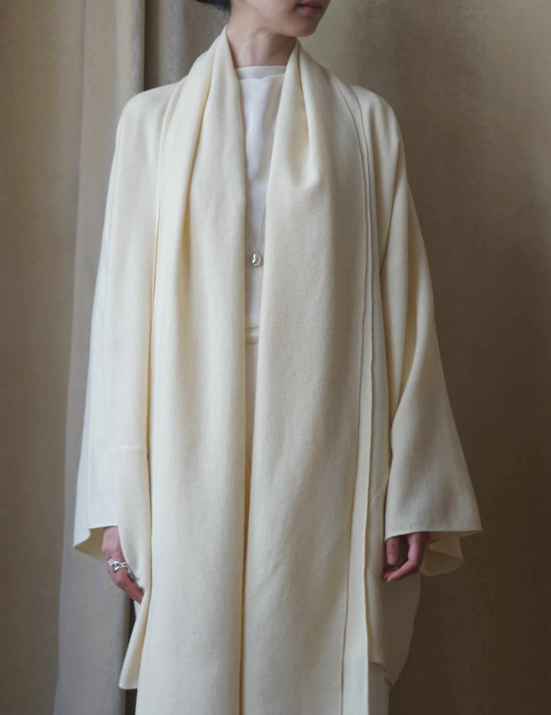 CORTANA | JACK YAK WOOL JACKET・IVORY