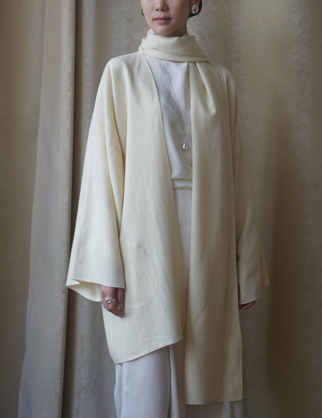 CORTANA | JACK YAK WOOL JACKET・IVORY