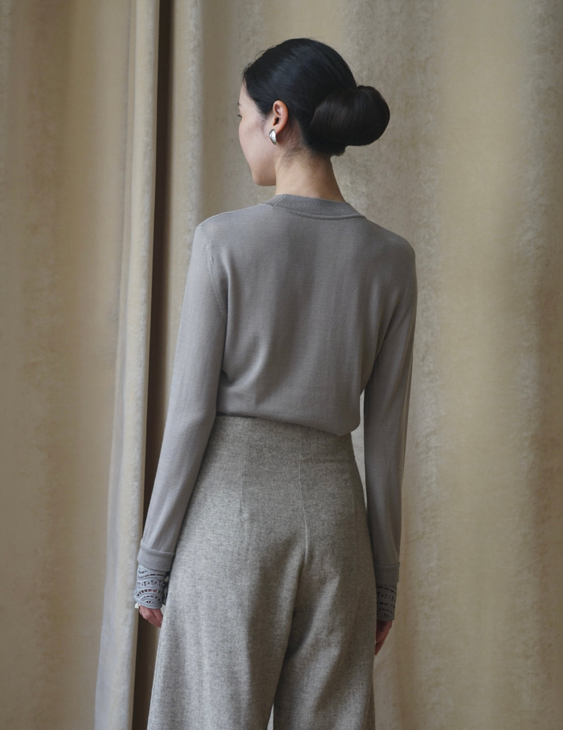 CORTANA | Jack Yak Wool Pants・Taupe