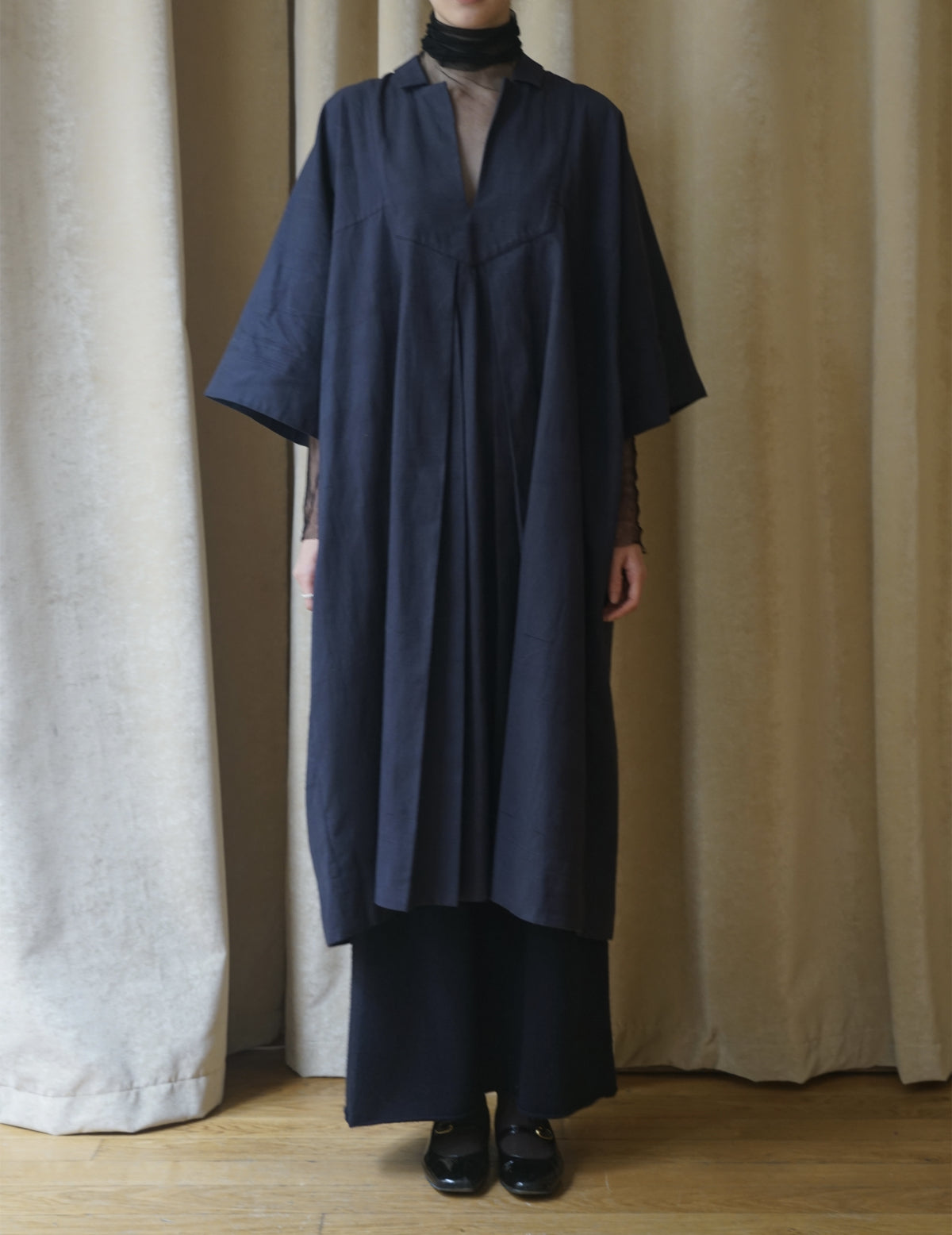 Khadi and Co. | Licorice Dress・Dark Indigo