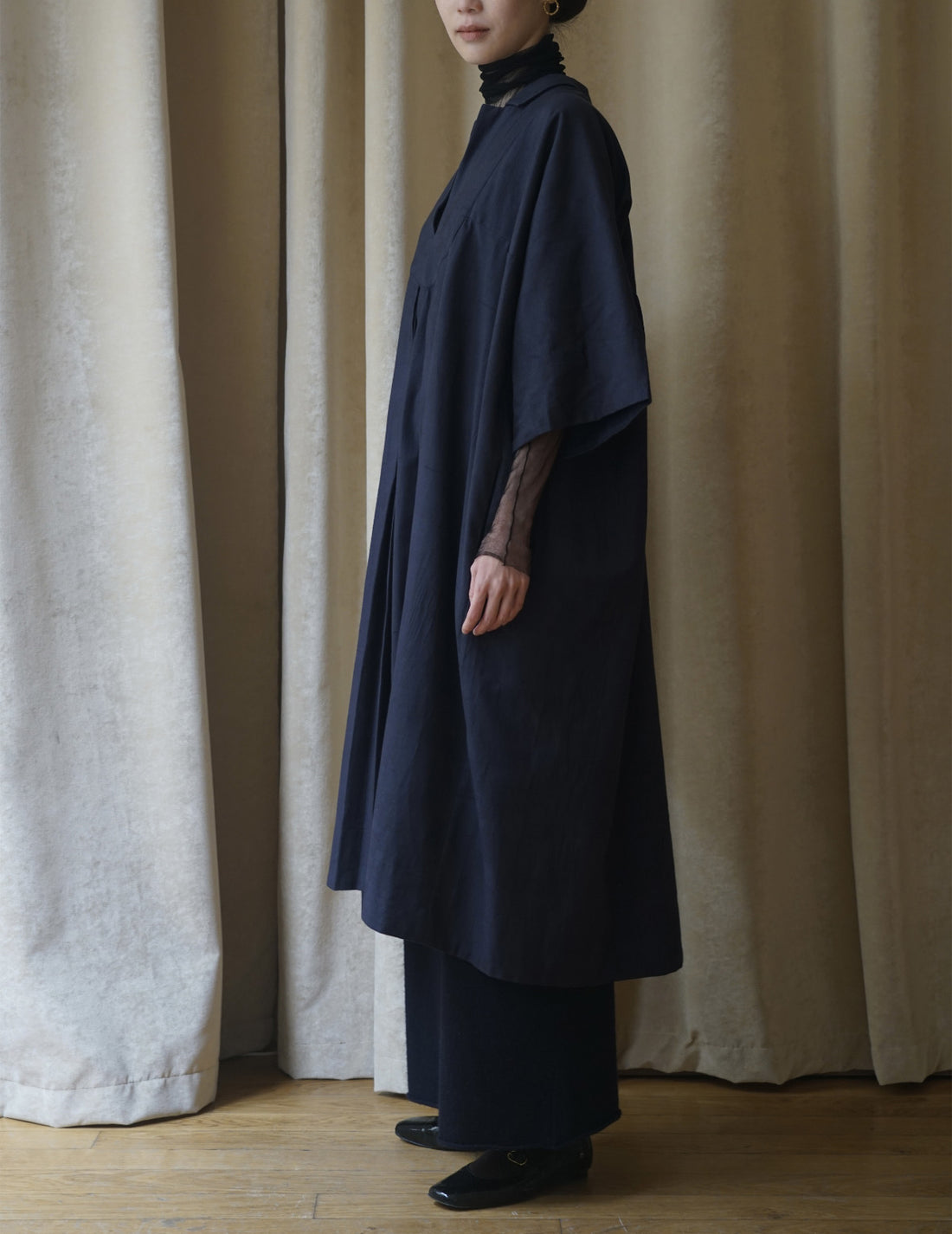 Khadi and Co. | Licorice Dress・Dark Indigo