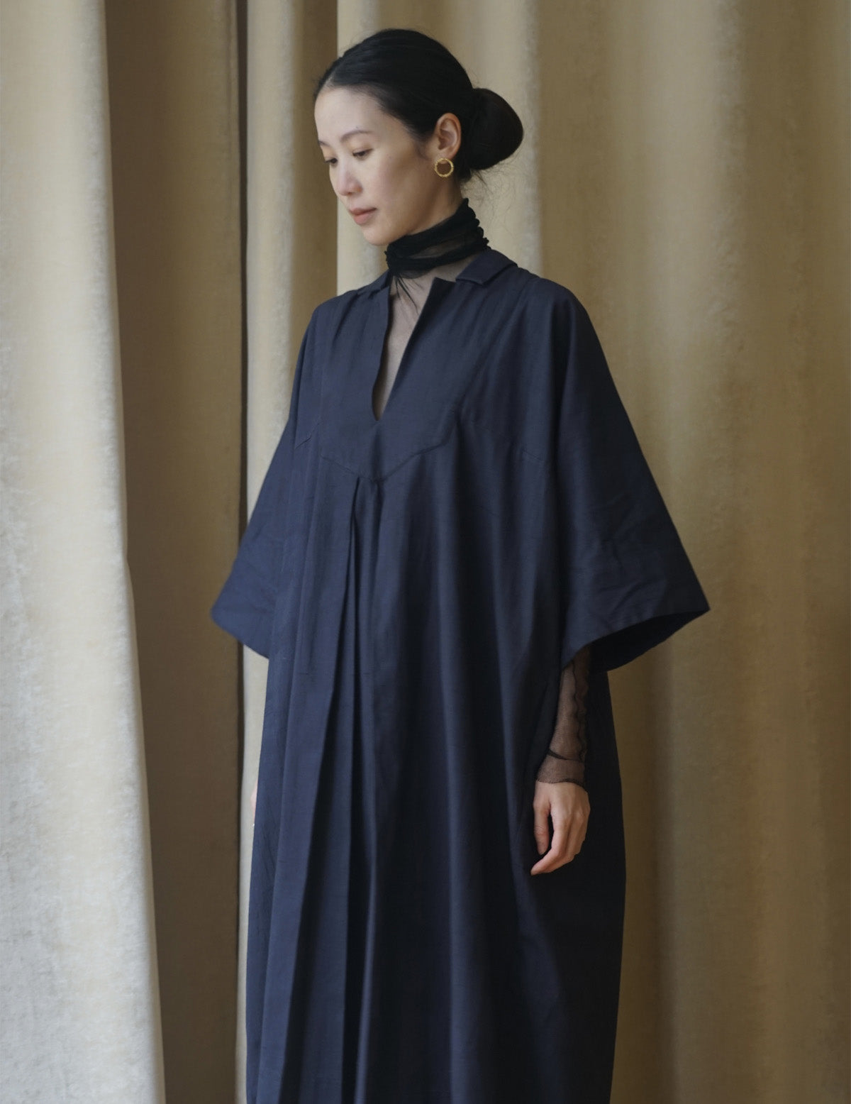 Licorice Dress・Dark Indigo