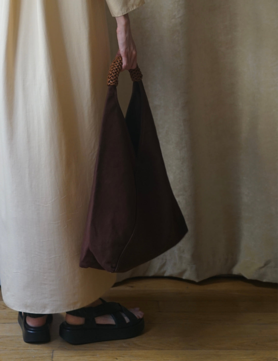 KAMARO’AN | Woven Triangle Bag - Dawn - L