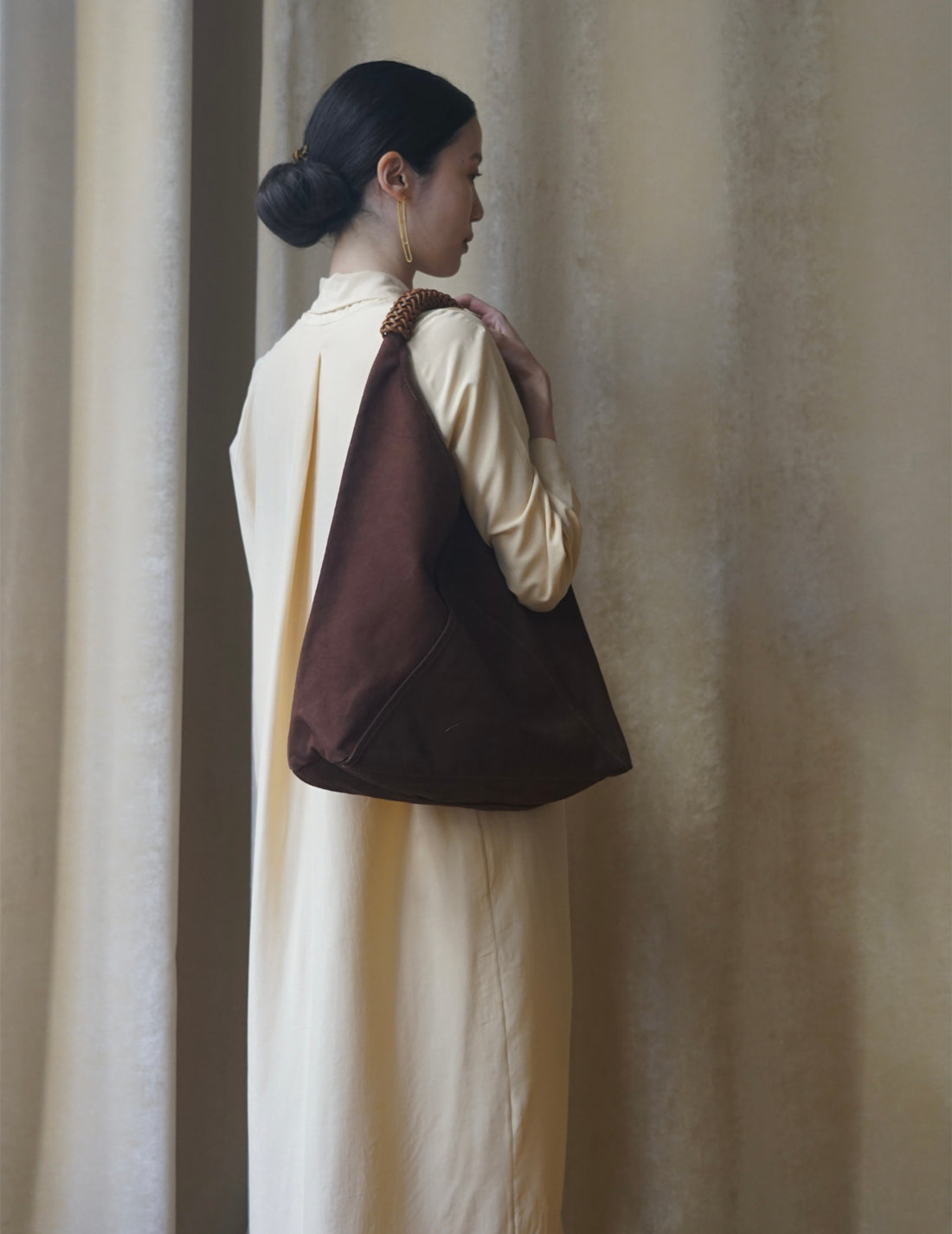 KAMARO’AN | Woven Triangle Bag - Dawn - L
