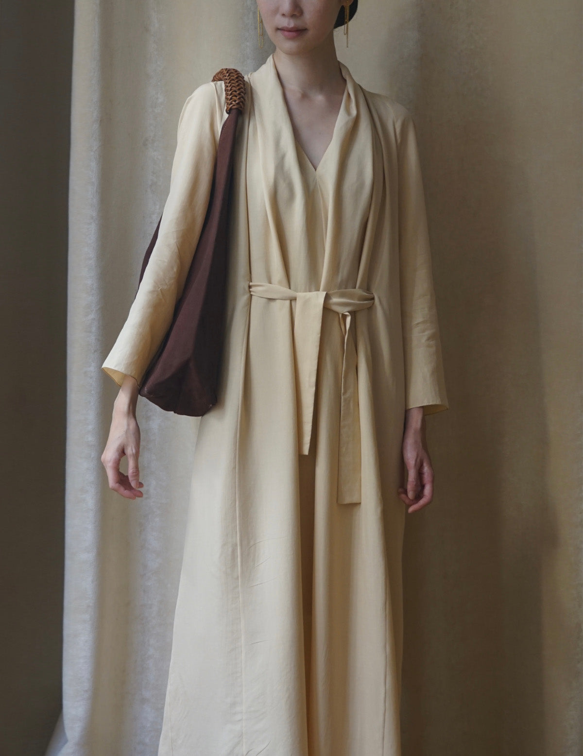 Woven Triangle Bag - Dawn - L