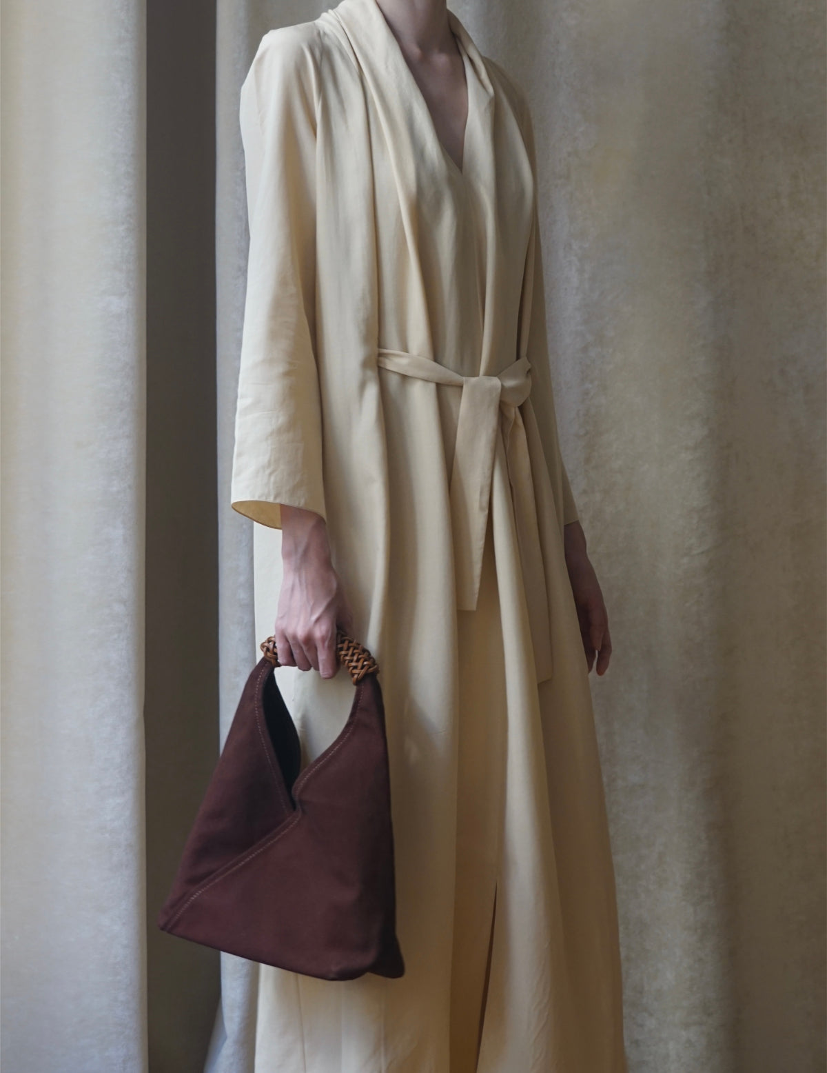 Woven Triangle Bag - Dawn - S