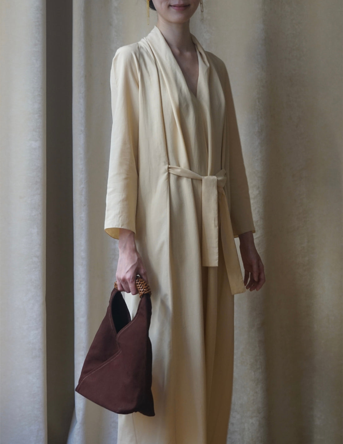 KAMARO’AN | Woven Triangle Bag - Dawn - S