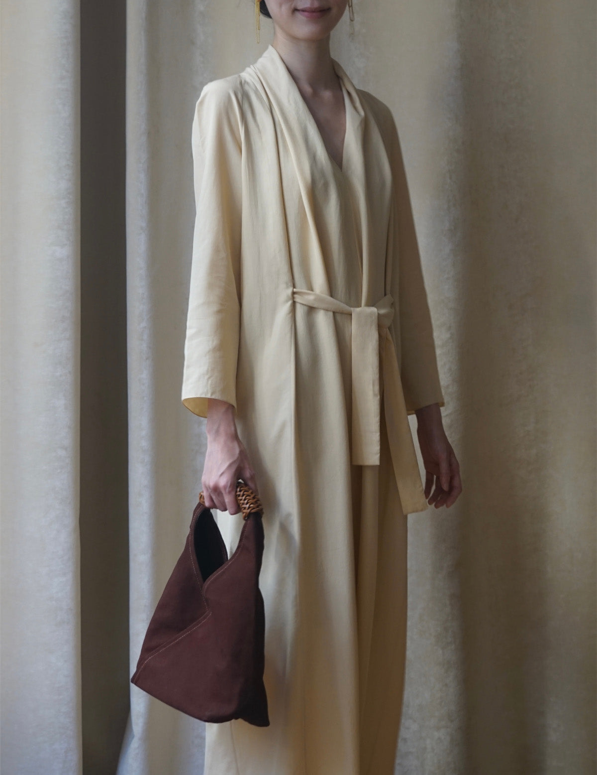 Woven Triangle Bag - Dawn - S