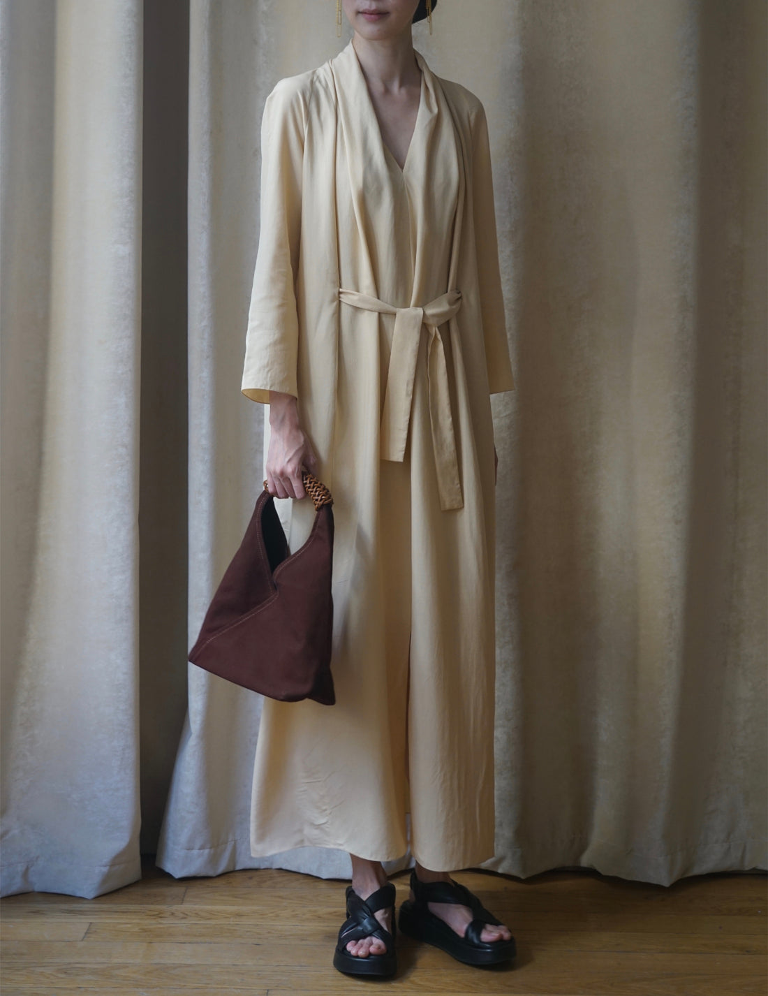 KAMARO’AN | Woven Triangle Bag - Dawn - S