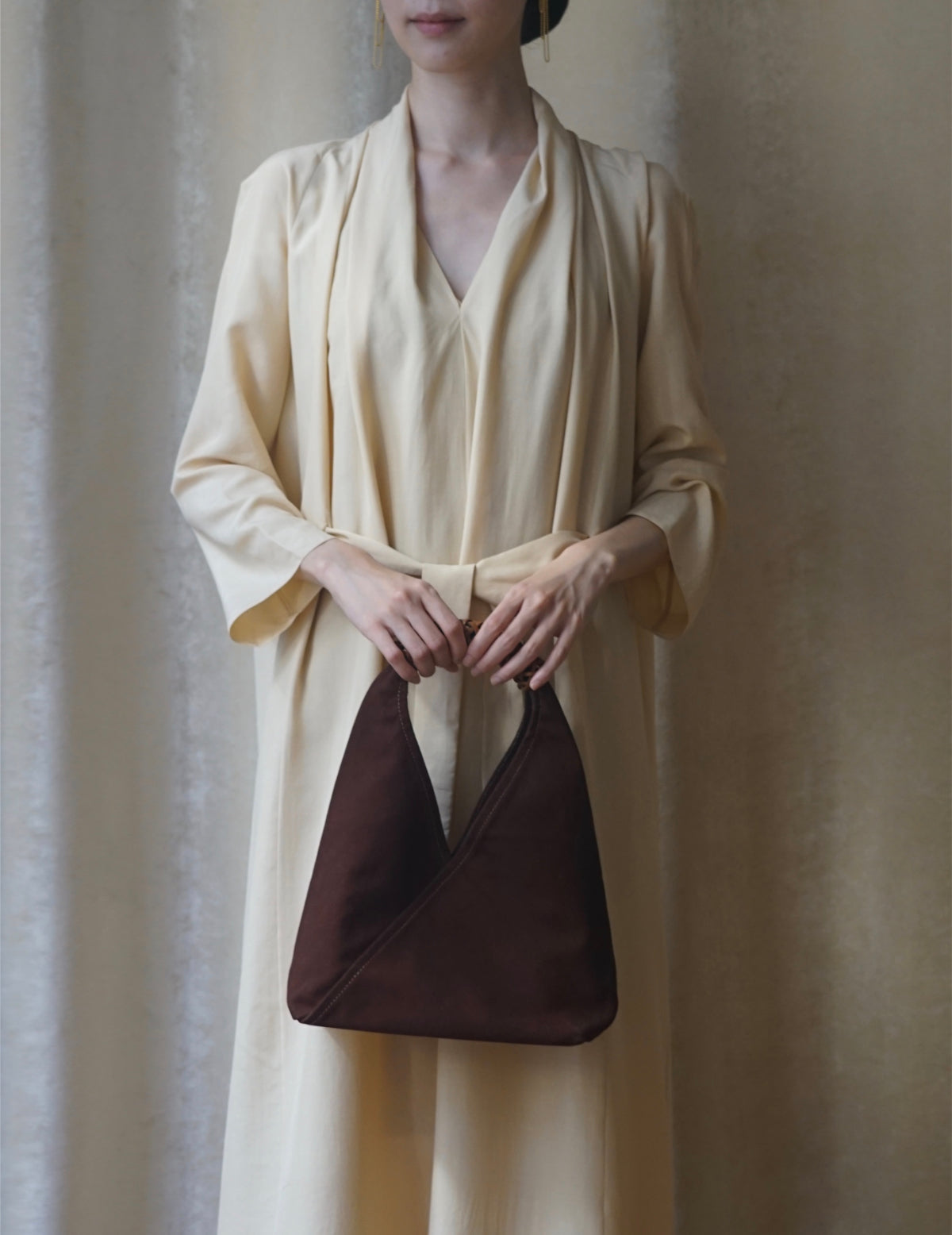 Woven Triangle Bag - Dawn - S