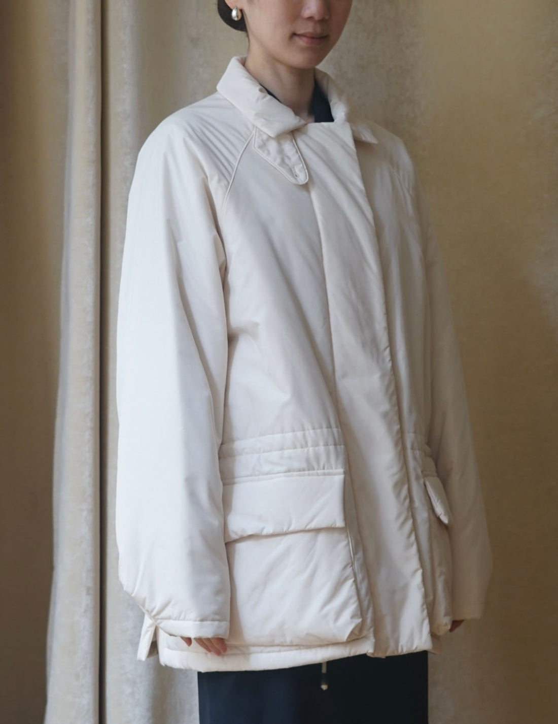 LE17SEPTEMBRE | Waist Drawstring Padded Hunting Jacket