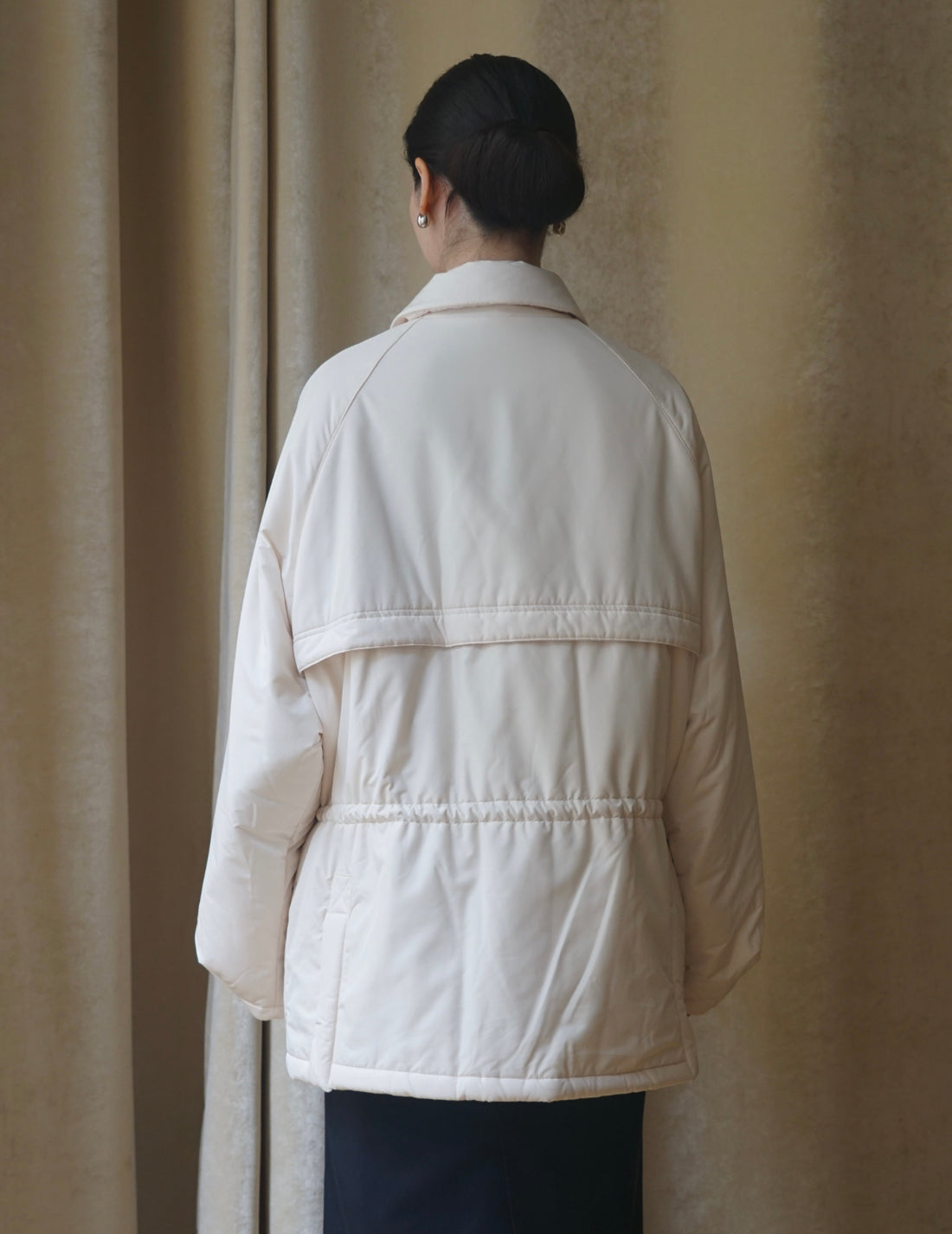 LE17SEPTEMBRE | Waist Drawstring Padded Hunting Jacket