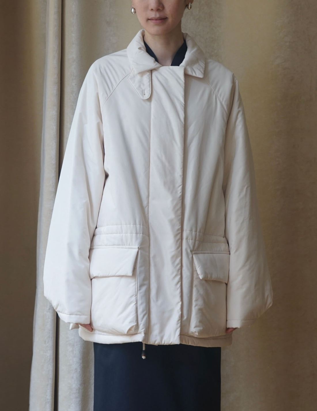 LE17SEPTEMBRE | Waist Drawstring Padded Hunting Jacket