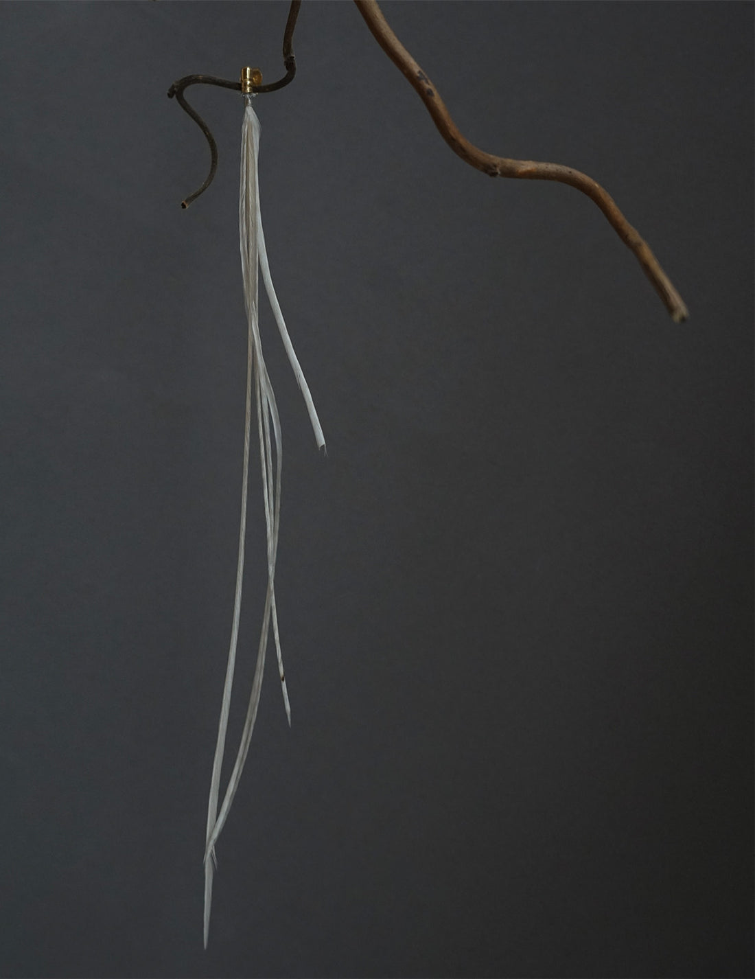 BEATRIZ PALACIOS | Feather Earring - White