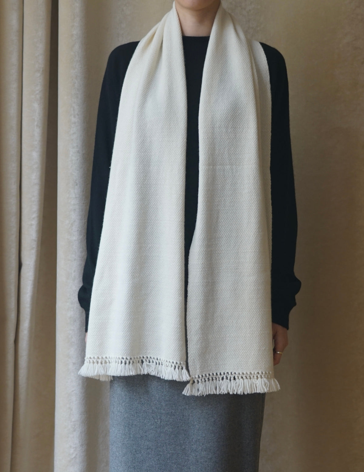 Himalayan Hermitage | Classic Scarf Cream