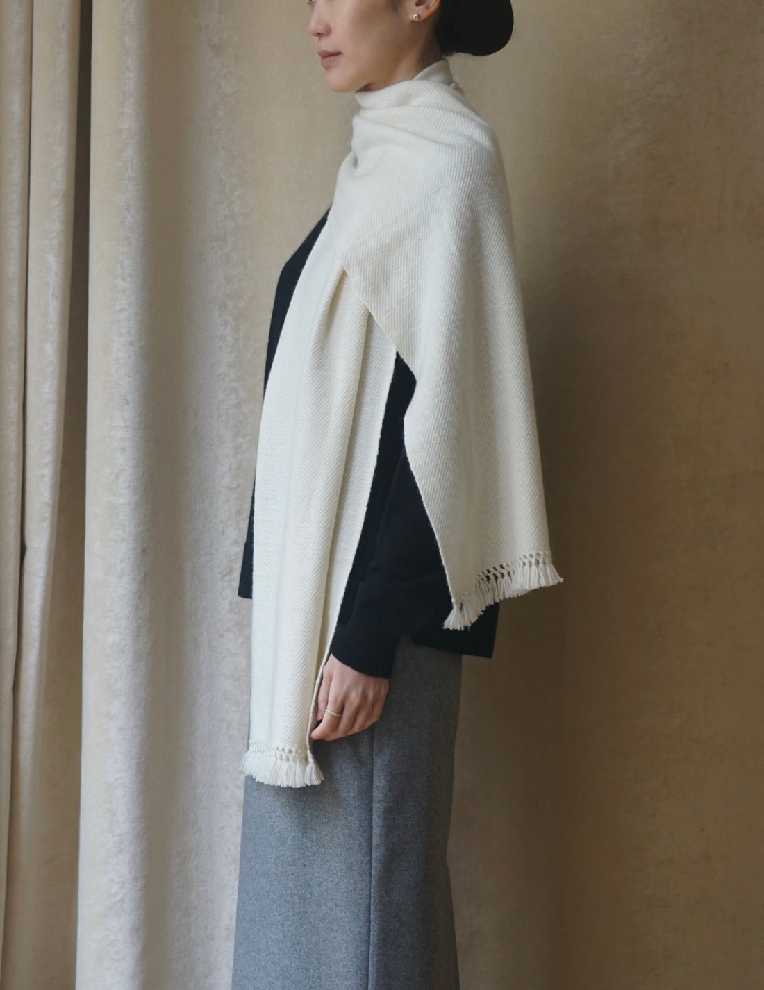 Himalayan Hermitage | Classic Scarf Cream