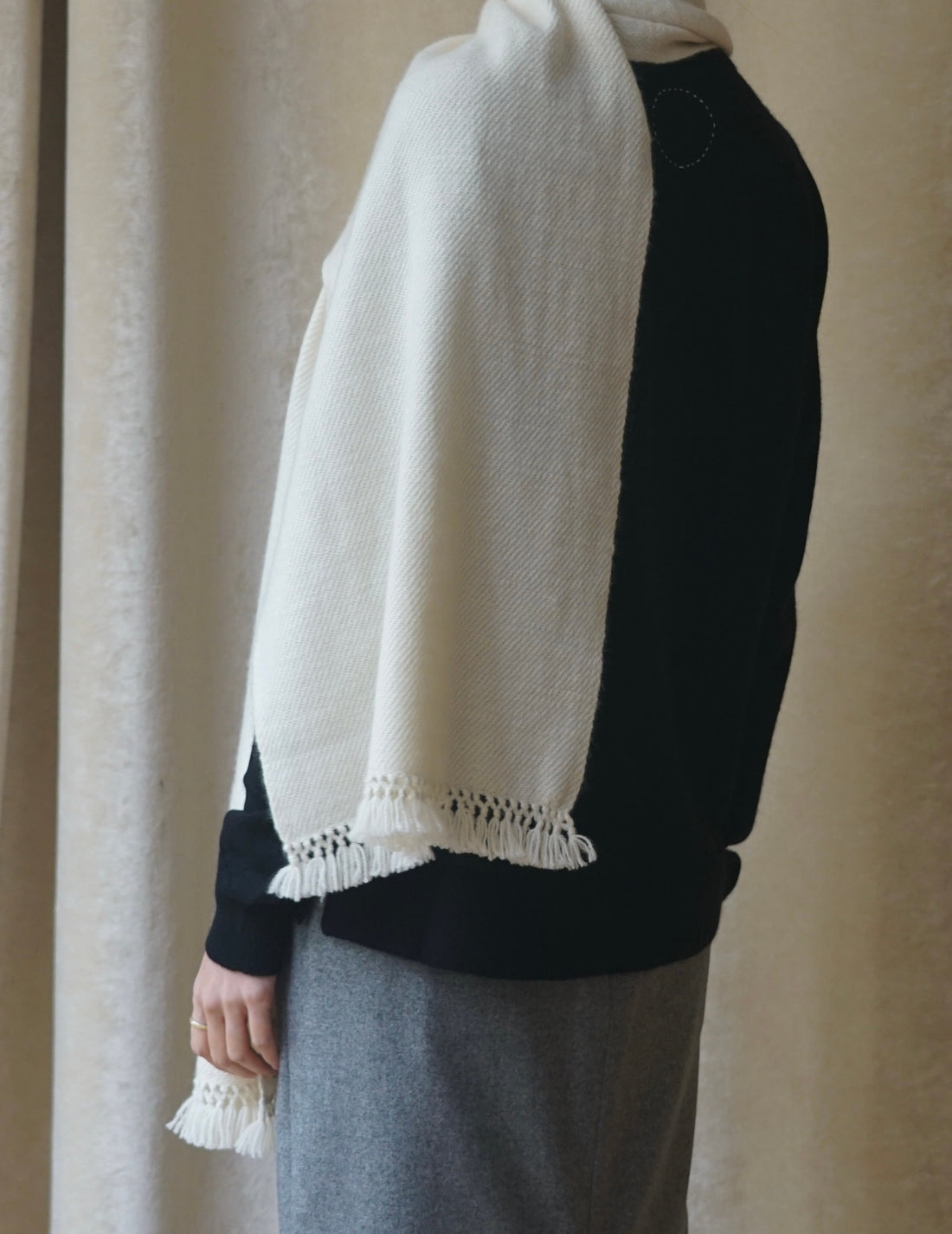 Himalayan Hermitage | Classic Scarf Cream