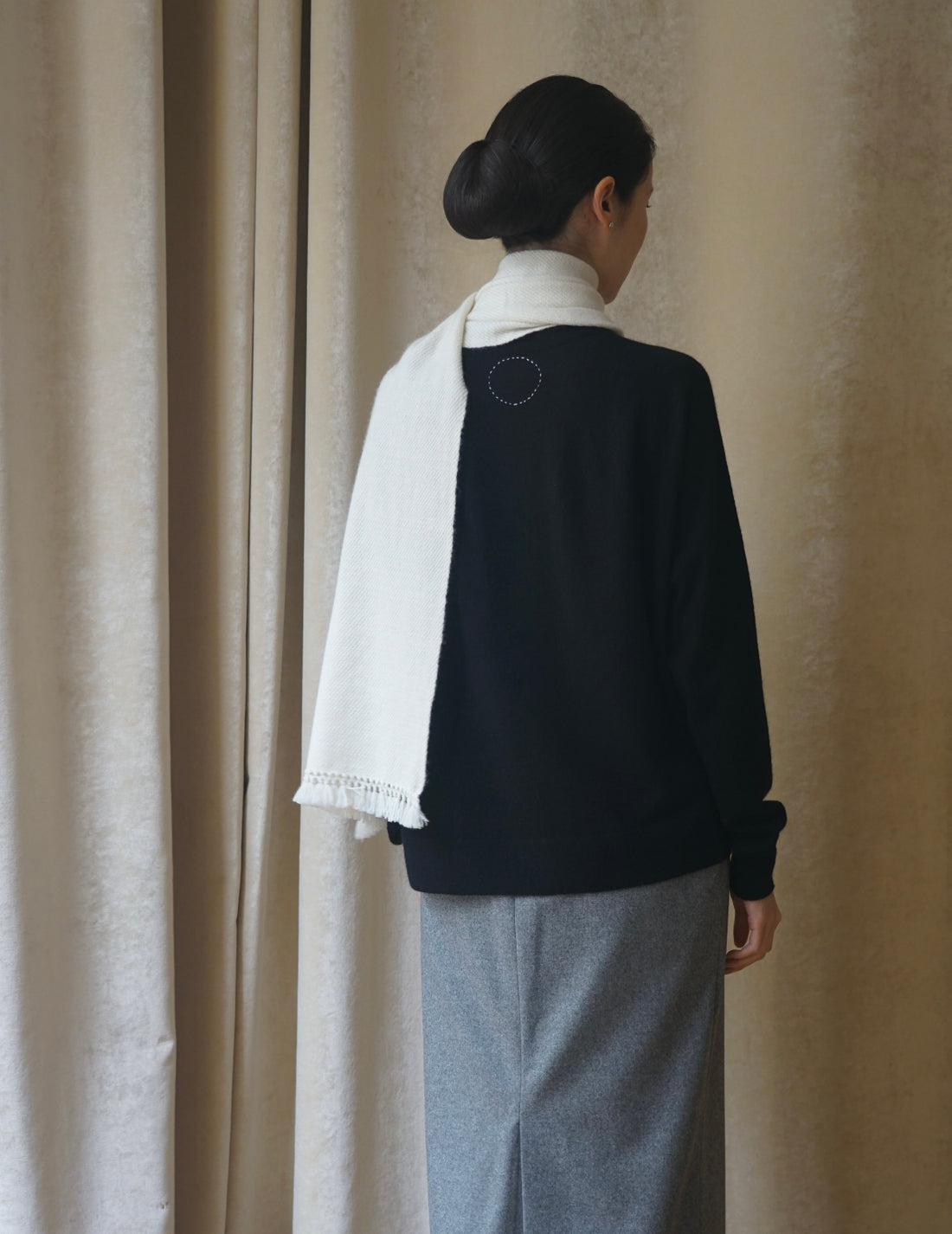 Himalayan Hermitage | Classic Scarf Cream