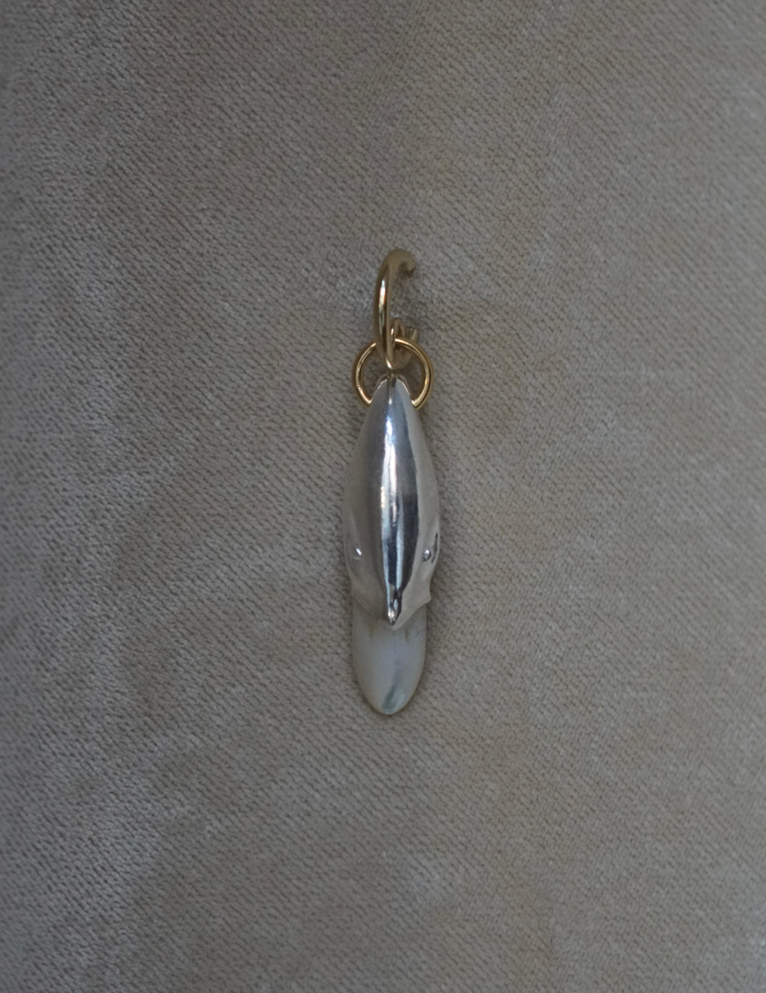 BEATRIZ PALACIOS | Silver Swan Earrings - Single