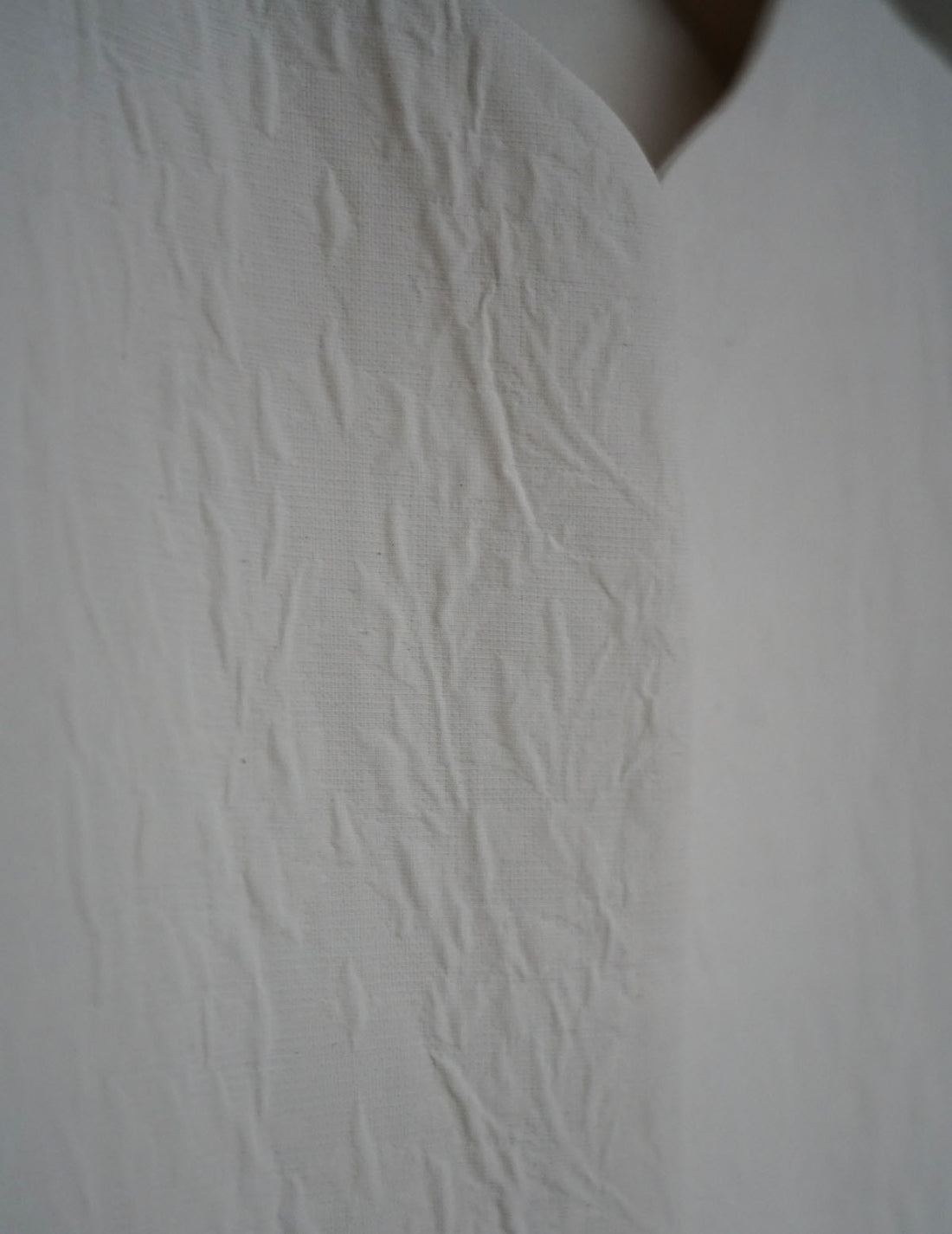 Gilet sans manches teinté en un seul morceau, blanc