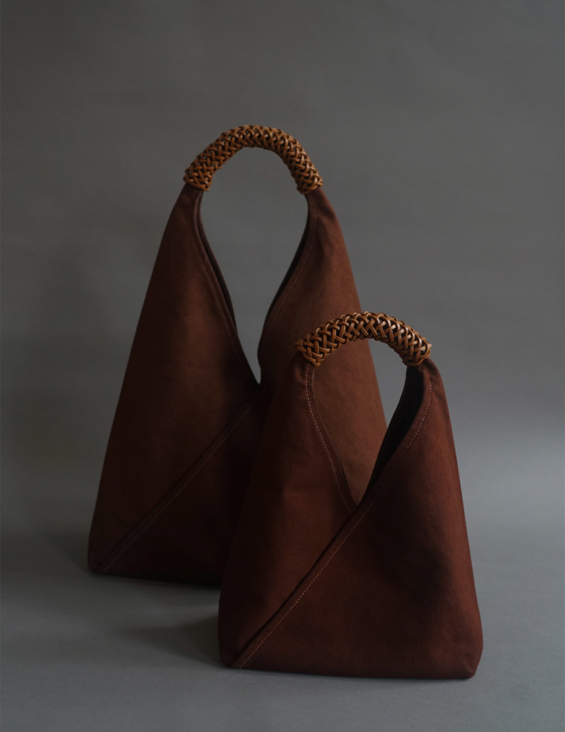 KAMARO’AN | Woven Triangle Bag - Dawn - S