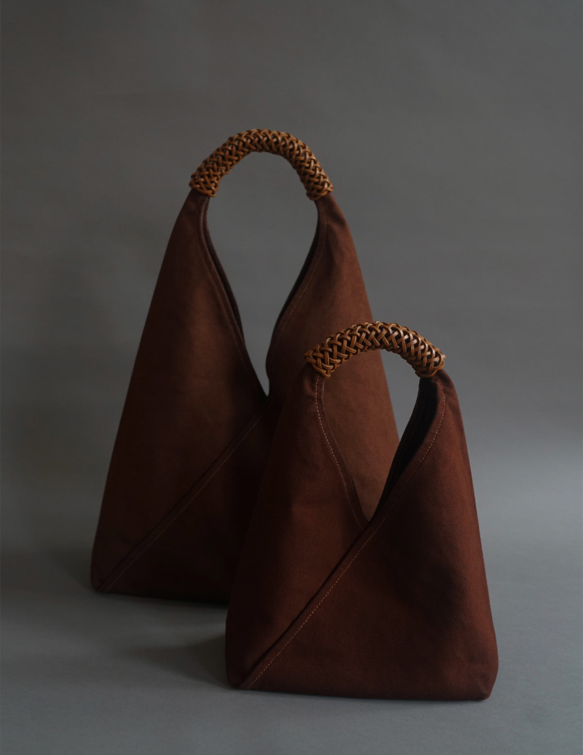 Woven Triangle Bag - Dawn - S