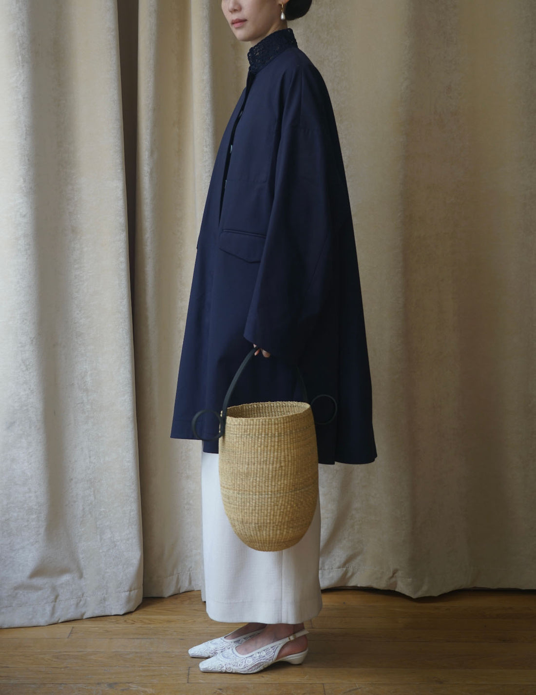 Ines Bressand | Akamae Tall Round Basket  N.16