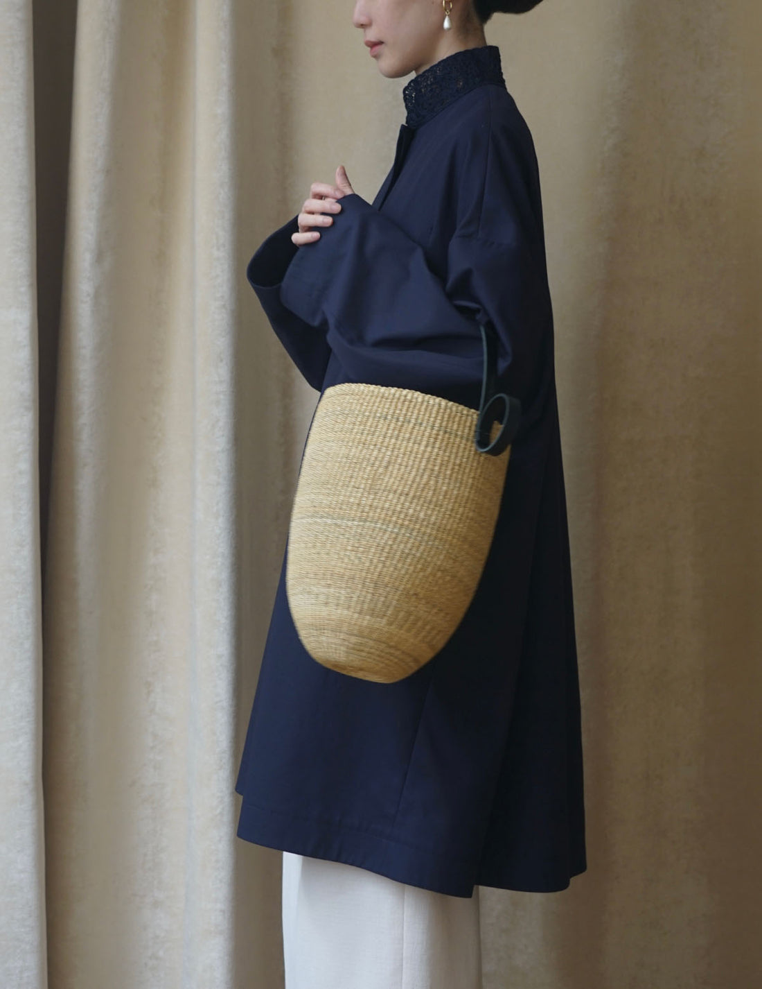Ines Bressand | Akamae Tall Round Basket  N.16