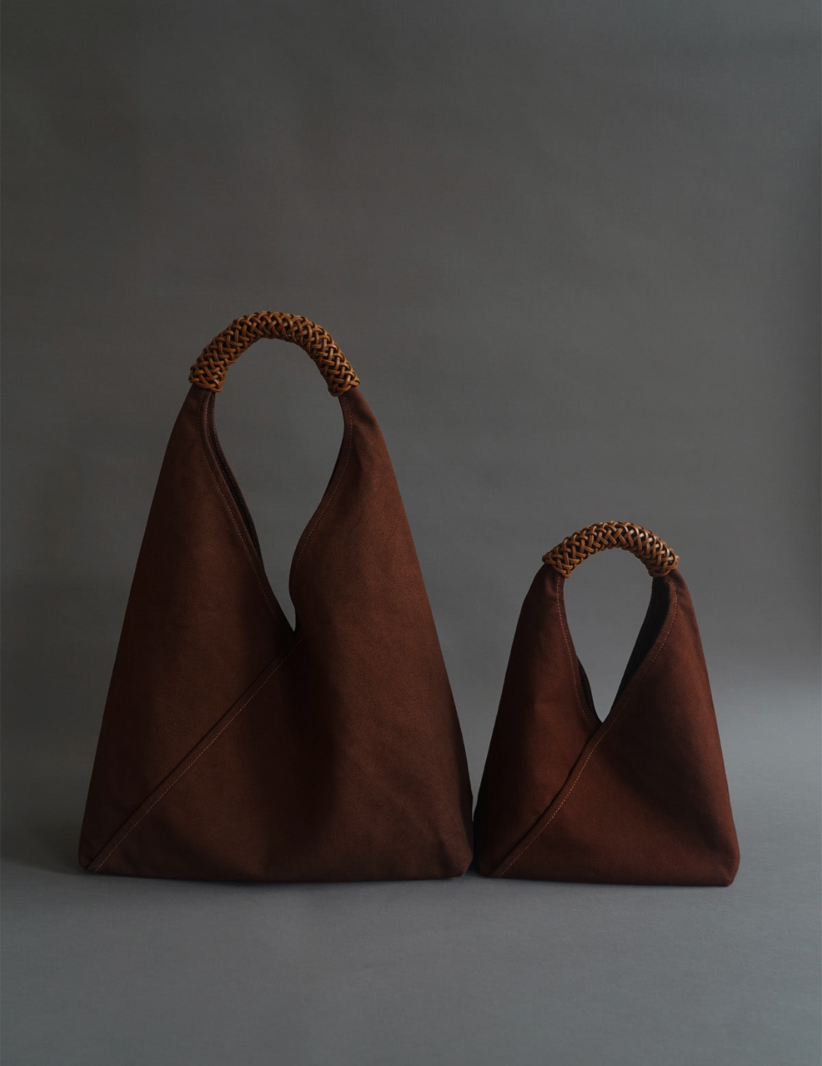 Woven Triangle Bag - Dawn - S