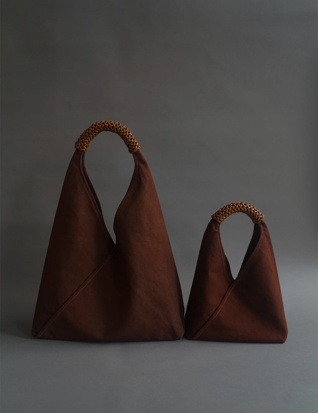 KAMARO’AN | Woven Triangle Bag - Dawn - L