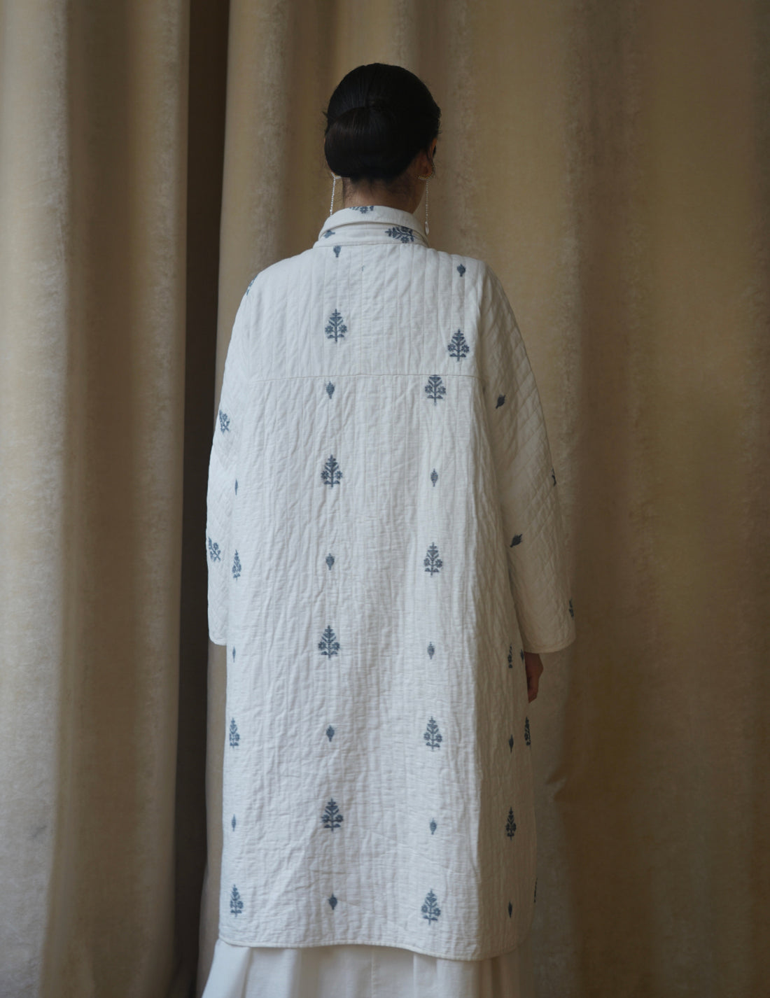 Rubia & Neel | Lauren Quilted Coat・White