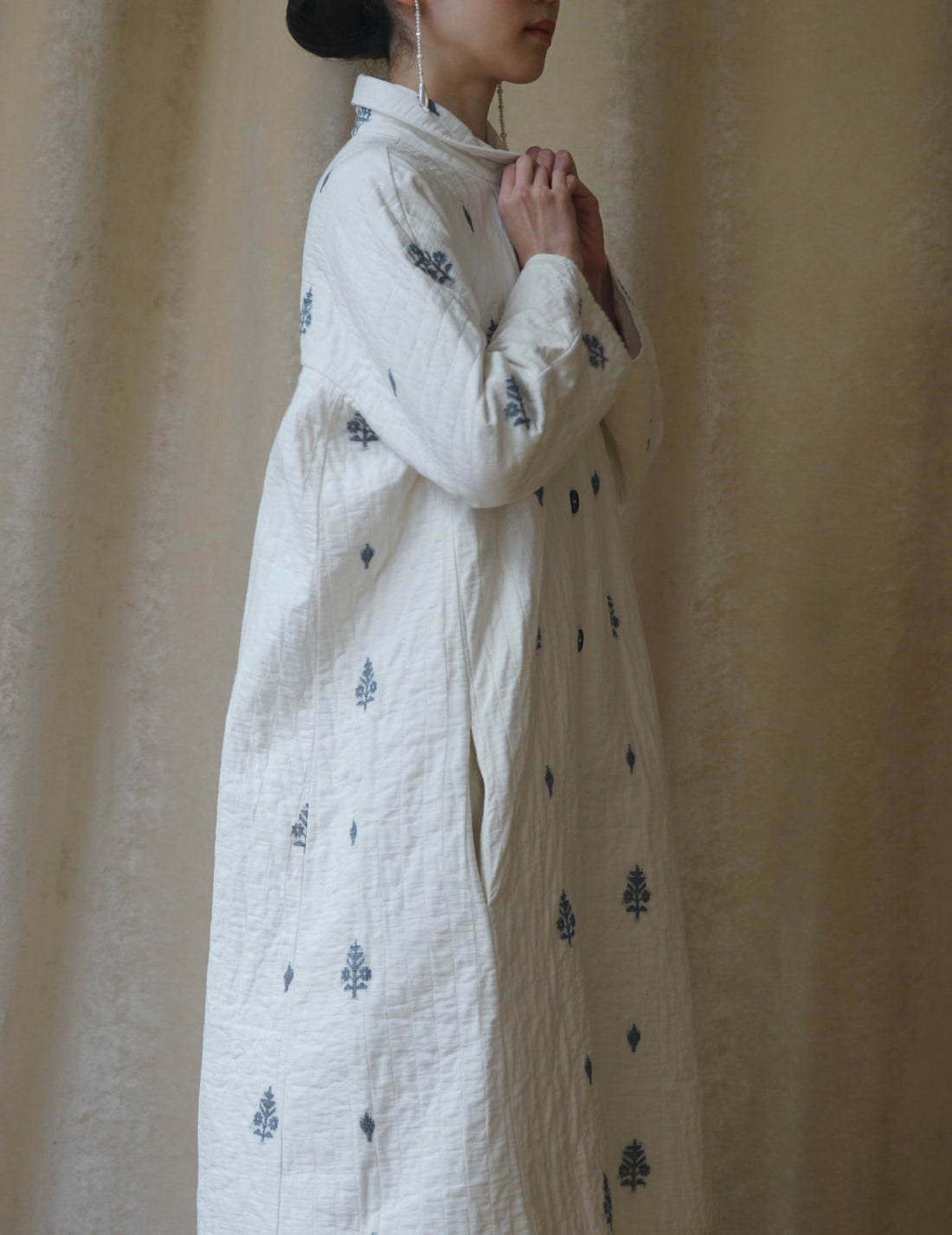 Rubia & Neel | Lauren Quilted Coat・White