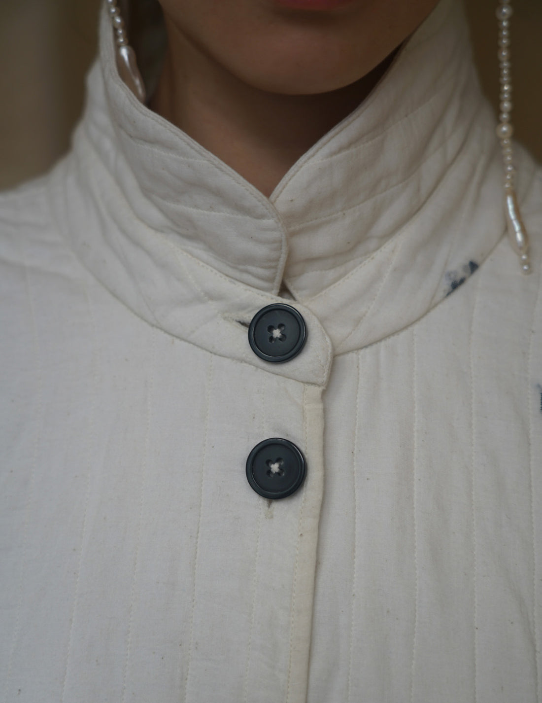 Rubia & Neel | Lauren Quilted Coat・White