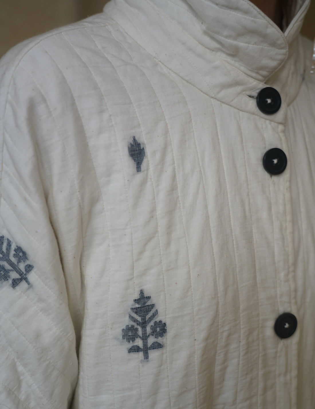 Rubia & Neel | Lauren Quilted Coat・White